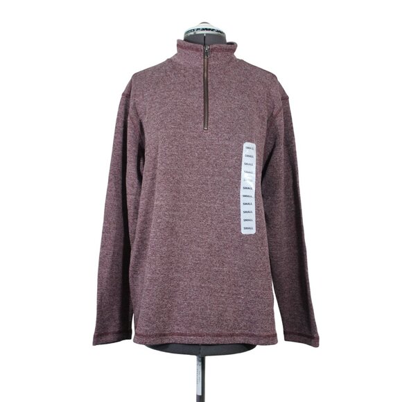 Gap men's half zip mock‎ neck knit pullover sweater S - Picture 1 of 6